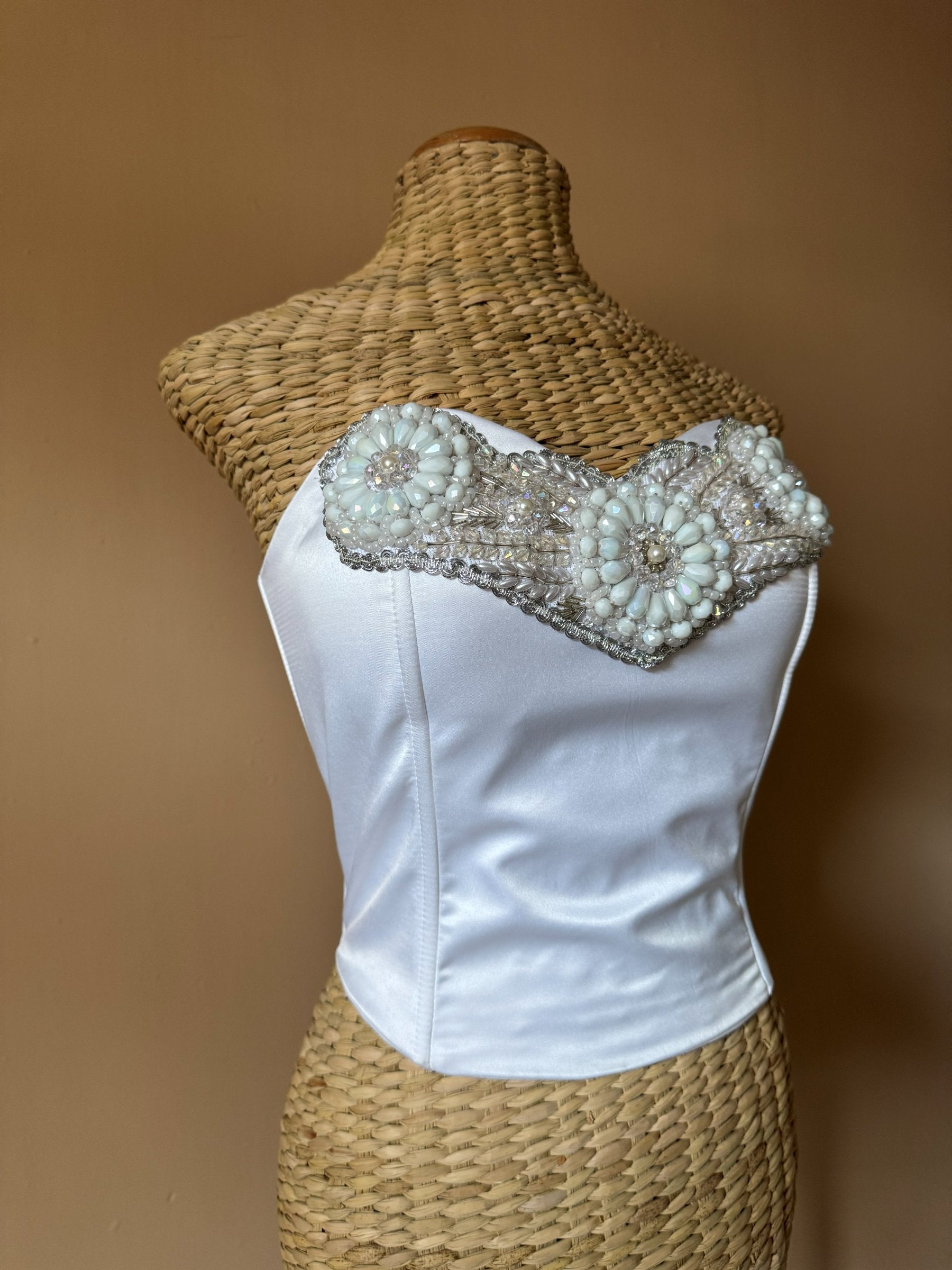Corset Razo Bordado en Cristal