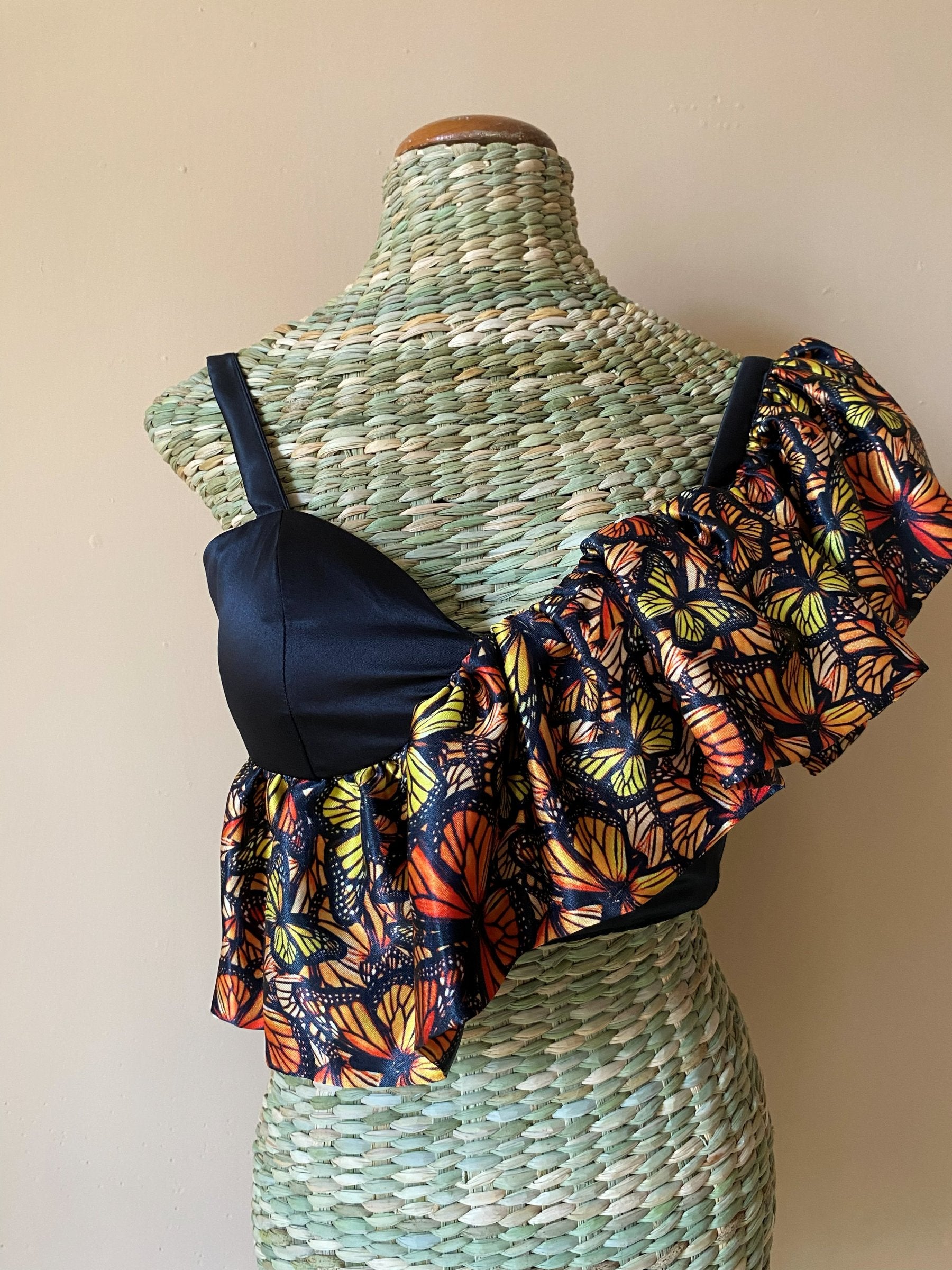 Corset Escarola Mariposa Monarca