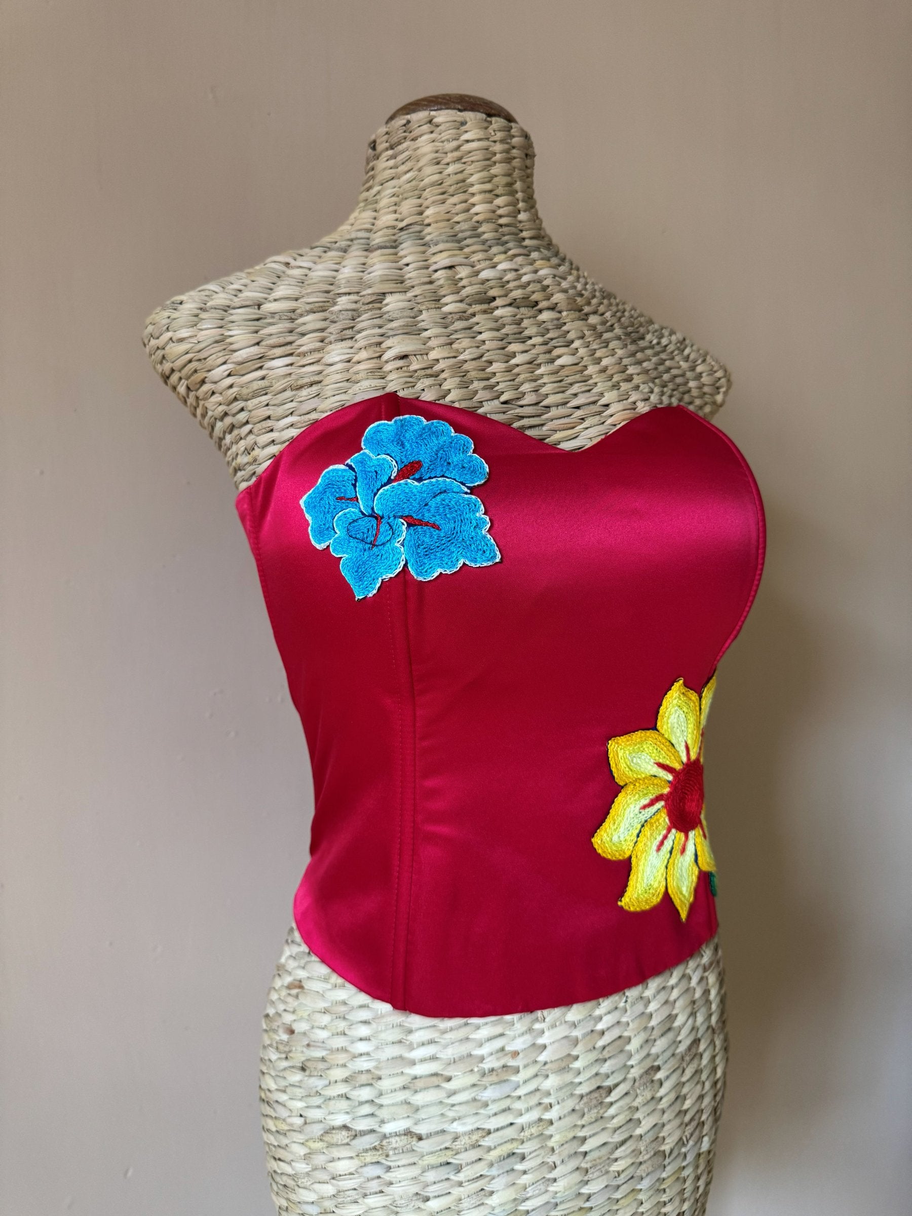 Corset Razo Flores Istmo Oaxaca