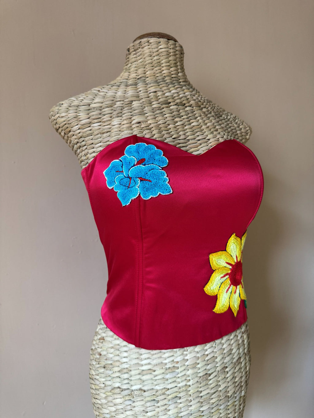 Corset Razo Flores Istmo Oaxaca
