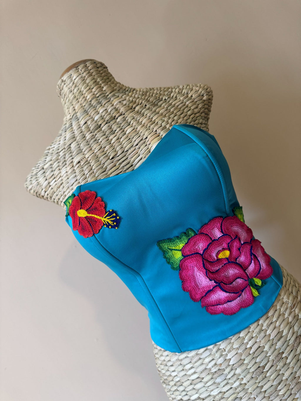 Corset Razo Flores Istmo Oaxaca