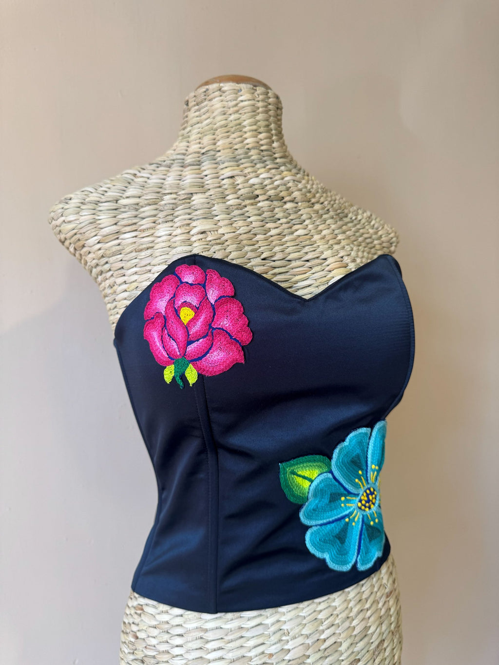 Corset Razo Flores Istmo Oaxaca